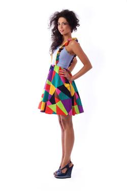 Purdy Dress (Rainbow)